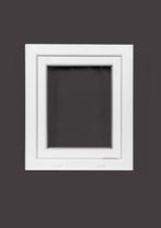 PVC raam draai kiep b60xh70 cm wit, Doe-het-zelf en Bouw, Glas en Ramen, Gevelraam of Ruit, Minder dan 80 cm, Minder dan 80 cm