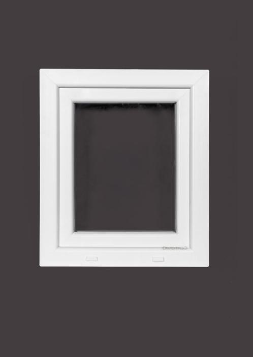PVC raam draai kiep b60xh70 cm wit, Doe-het-zelf en Bouw, Glas en Ramen, Dubbelglas, Nieuw, Gevelraam of Ruit, Minder dan 80 cm