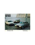 1984 VOLVO 240 INSTRUCTIEBOEKJE NEDERLANDS, Ophalen of Verzenden