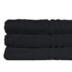 Handdoek Zwart 50x100cm 100% Katoen 500 GSM - Treb TT, Nieuw, Verzenden, Theedoek of Handdoek, Overige kleuren