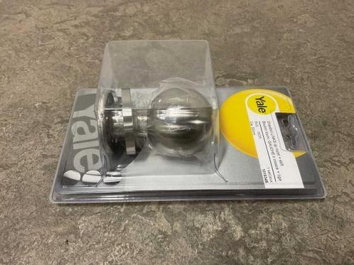Veiling - 2x Yale Draaibol Links Op Rozet 50mm Inox, Doe-het-zelf en Bouw, Hang- en Sluitwerk, Nieuw