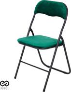 2dekans | Infinity Goods Klapstoel - Vouwstoel - Fluweel -, Tuin en Terras, Ophalen of Verzenden, Nieuw