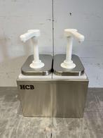 HCB inox Double Sauce Bar Sauce Pump Sauce Dispenser 2 x 2, Verzenden, Nieuw in verpakking