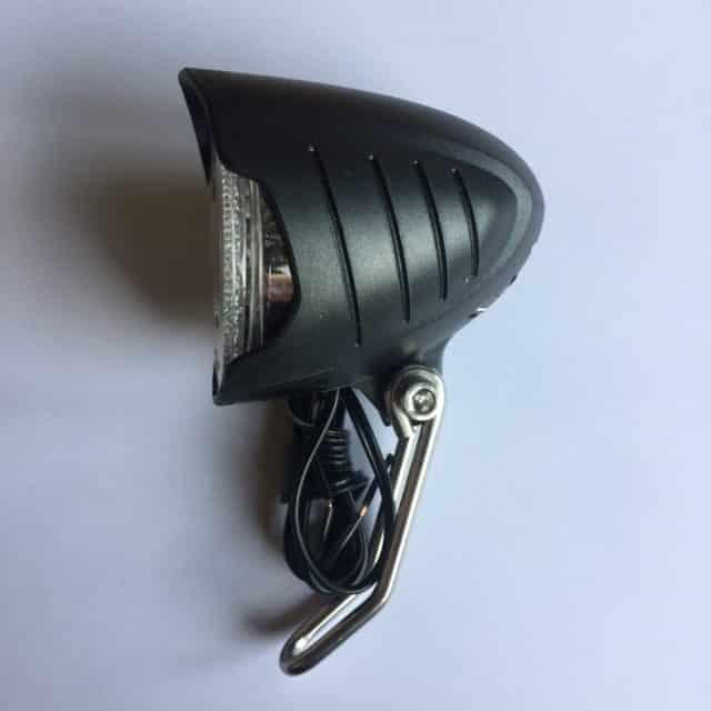 Super mooie naafdynamo koplamp. Met schakelaar., Fietsen en Brommers, Fietsaccessoires | Fietsverlichting, Nieuw, Verzenden