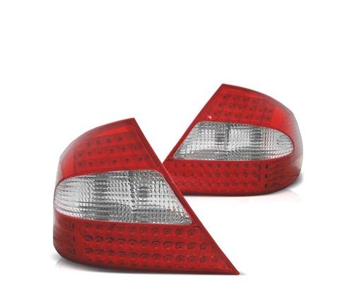 FEUX ARRIÈRE POUR MERCEDES CLK W209 05-10 LED ROUGE CHROMÉ, Auto-onderdelen, Verlichting, Verzenden