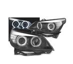 PHARES BMW SÉRIE 5 E60 03-07 ANGEL EYES CCFL FOND NOIR, Auto-onderdelen, Verzenden, Nieuw