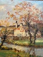 Attributed to Paul Savigny (1858-1916) - Paysage d’automne, Antiek en Kunst