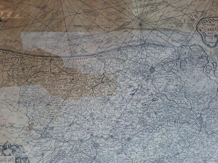 België - Vlaanderen; Moses Pitt - Flandria Nova Descriptio -, Livres, Atlas & Cartes géographiques