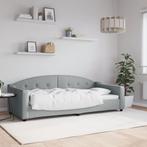 vidaXL Lit de repos gris clair 90x200 cm Tissu, Verzenden, Neuf