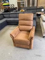 Mandelieu relaxfauteuil twee kleuren met sta-op functie, Huis en Inrichting, Fauteuils, Nieuw, Stof