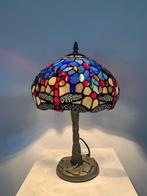 Stile Tiffany - Lampe de table - Verre au plomb, Antiek en Kunst