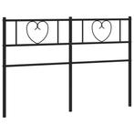 Zwart Metalen Hoofdbord 160cm - Topkwaliteit - Tweede Kansje, Huis en Inrichting, Verzenden, Nieuw
