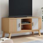 vidaXL Tv-meubel OLDEN 114x43x57 cm grenenhout grijs en, Huis en Inrichting, Kasten |Televisiemeubels, Verzenden, Nieuw