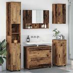 vidaXL Badkamermeubel Set 5 pcs Oud hout 30 x 35 x 192 cm, Huis en Inrichting, Verzenden, Nieuw