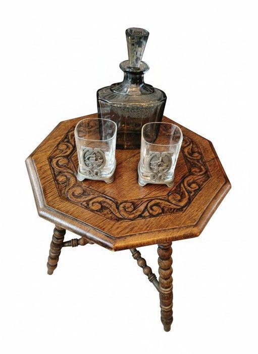 Bijzettafel - Eik, Antiquités & Art, Antiquités | Autres Antiquités