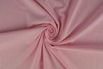 10 meter gewassen katoen - Baby roze - 100% katoen, Verzenden