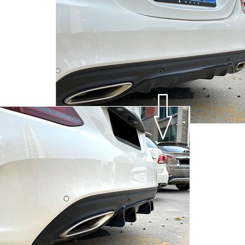 Diffusor onderspoiler passend voor Mercedes W205 met AMG-uit, Auto diversen, Auto-accessoires, Verzenden