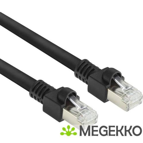 ACT Zwart 0,5 meter S/FTP CAT7 PUR flex patchkabel snagless, Computers en Software, Overige Computers en Software, Nieuw, Verzenden