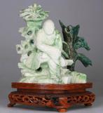 Luohanbeeld - Serpentine - China - Begin 20e eeuw, Antiek en Kunst