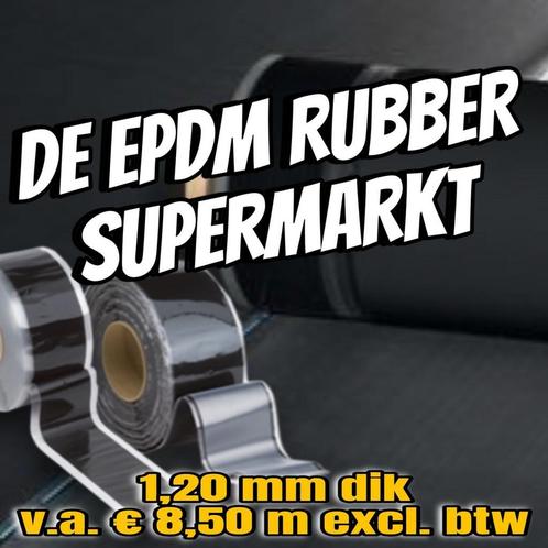 EPDM Rubber Dakfolie met wapening 1,2mm v.a. €8,50, Doe-het-zelf en Bouw, Dakpannen en Dakbedekking, Overige typen, Nieuw, Overige materialen