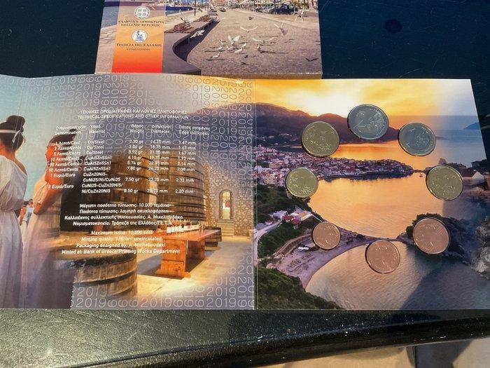 Griekenland. Year Set (BU) 2019/2021 (3 sets) (Zonder, Postzegels en Munten, Munten | Europa | Euromunten