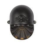 Scheepslampen &amp; Maritiem Tramonto Muurlamp Zwart, Tuin en Terras, Verzenden, Minder dan 50 watt, Wandlamp, Nieuw
