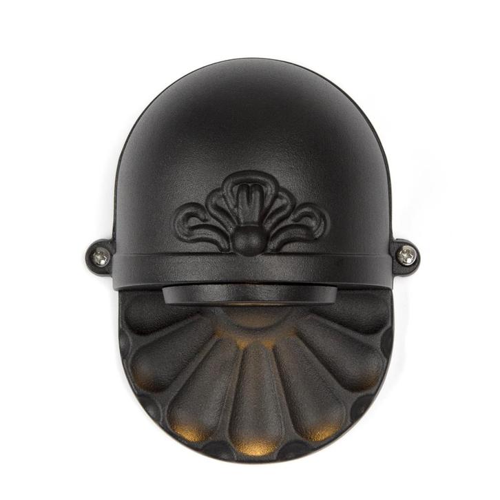 Scheepslampen &amp; Maritiem Tramonto Muurlamp Zwart, Tuin en Terras, Buitenverlichting, Minder dan 50 watt, Nieuw, Aluminium