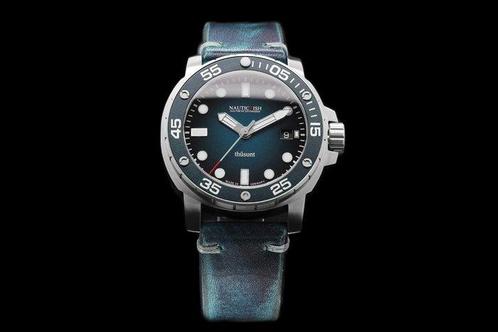 NauticFish - Thûsunt blao vintage  + 1000 Meter, Handtassen en Accessoires, Horloges | Heren