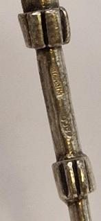 Miniatuur figuur (2) - .800 zilver, Antiek en Kunst