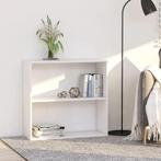 vidaXL Boekenkast 80x30x76,5 cm bewerkt hout wit, Huis en Inrichting, Kasten | Boekenkasten, Verzenden, Nieuw