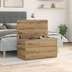 vidaXL Opbergkist 84x42x46 cm bewerkt hout artisanaal, Huis en Inrichting, Kasten | Overige, Verzenden, Nieuw