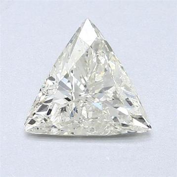 1 pcs Diamant (Naturelle) - 0.85 ct - Triangle - J - SI2 -