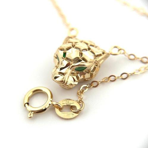 Zonder Minimumprijs - Handmade - Halsketting - Pantera - 2.9, Handtassen en Accessoires, Kettingen