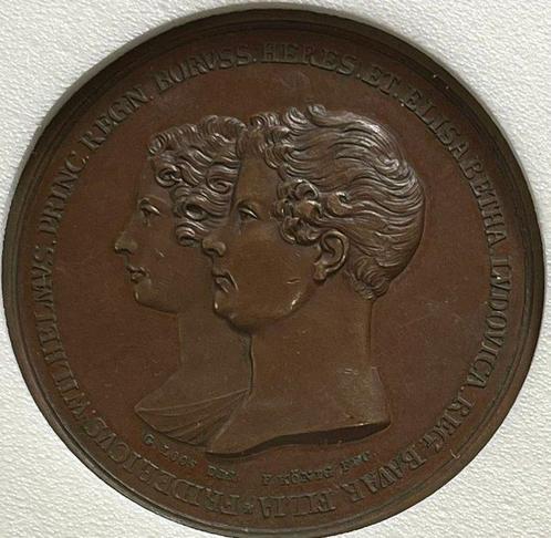 Duitsland, Pruisen. Bronze medal 1823 Kingdom of Prussia -, Timbres & Monnaies, Monnaies & Billets de banque | Accessoires