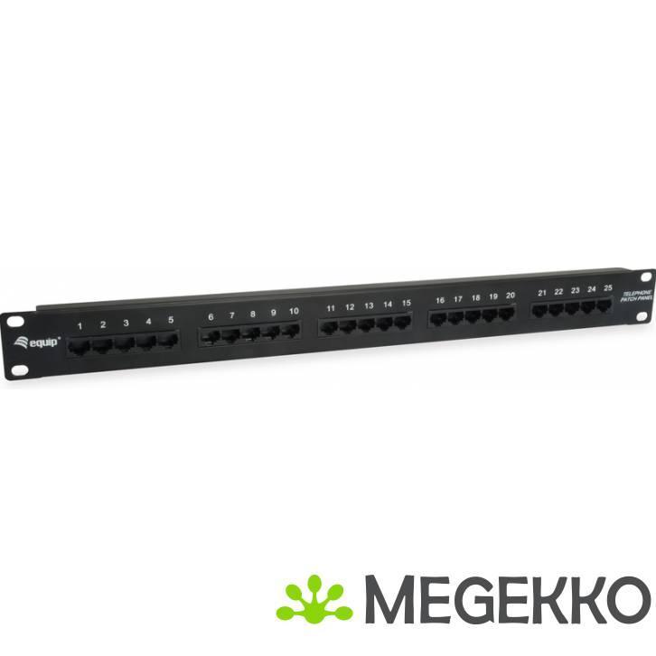 Equip 125298 patch paneel 1U, Informatique & Logiciels, Commutateurs réseau, Envoi
