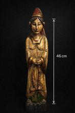 Beeld, Heiligen beeld polychroom geschilderd - 46 cm - Hout