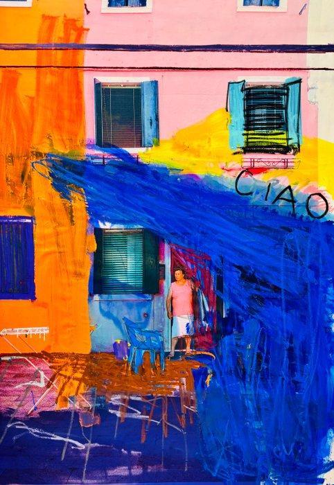 Cristine Balarine - The city is chaos, the kitchen is home _, Antiek en Kunst, Kunst | Schilderijen | Modern