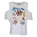 Verysimple • t-shirt open schouders • 36 (IT42), Verzenden