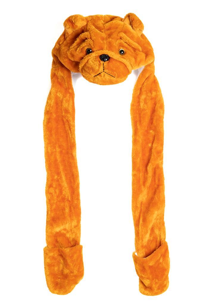 Muts Wanten Bulldog Sjaalmuts met Oortjes Bruin Hond Bontmut, Kinderen en Baby's, Kinderkleding | Petten en Hoeden, Nieuw, Ophalen of Verzenden