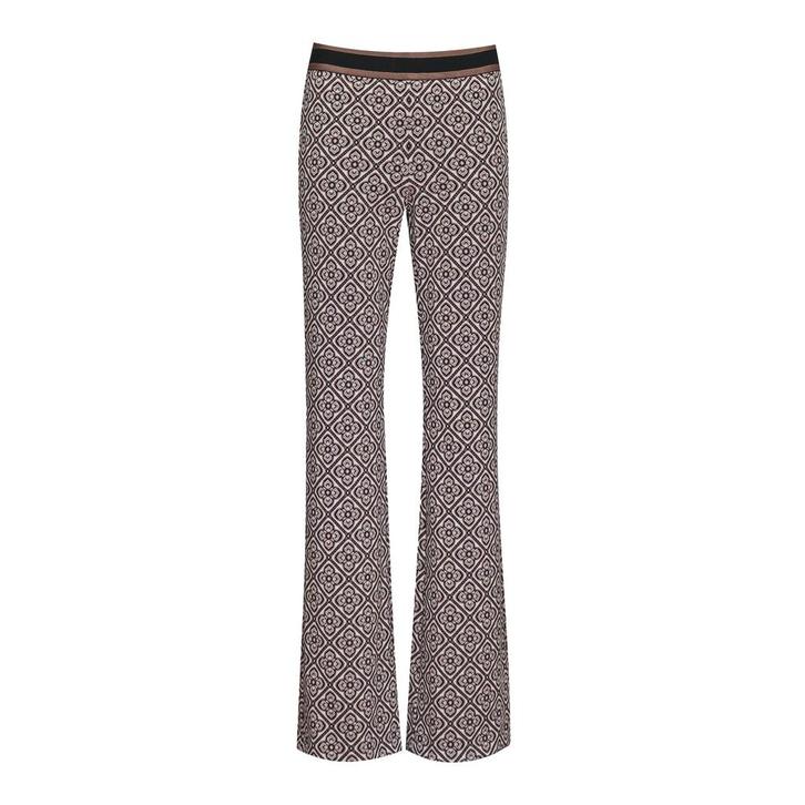 Cambio • Flower broek bruin ecru • 36, Kleding | Dames, Broeken en Pantalons, Verzenden