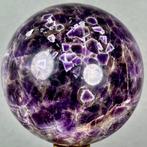 amethist Polished AAA Chevron Amethyst Sphere - Hoogte: