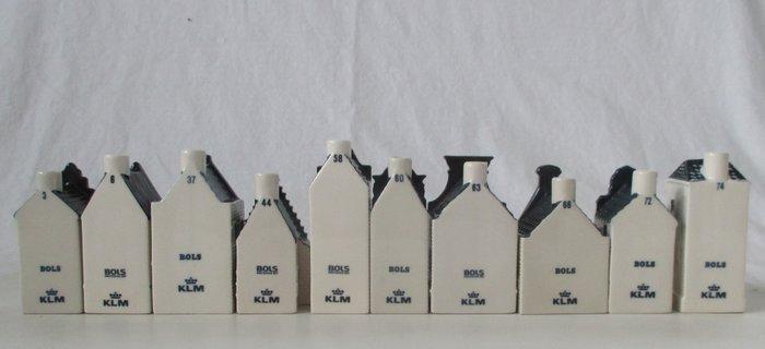 KLM-huisje - Bols - Tien KLM-huisjes, Antiek en Kunst, Antiek | Wandborden en Tegels