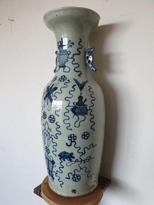 Vase balustre - Porcelaine - Chine - Dynastie Qing, Antiek en Kunst, Antiek | Overige Antiek