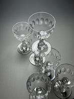 Val Saint Lambert - Portglas (8) - Service OLIVIER - 60 ml -, Antiek en Kunst