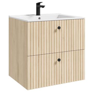 Badkamermeubel Saros 60 x 45 cm Licht Eiken Badmeubel beschikbaar voor biedingen