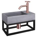 Fonteinset Differnz Force Beton en Handoekrek 40x22x9 cm, Doe-het-zelf en Bouw, Ophalen of Verzenden, Nieuw, Overige typen