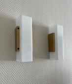 Wandkandelaar - Metaal, Plexiglas - Twee wandlampen van