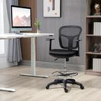 Bureaustoel - Ergonomisch - Verstelbaar - Zwart, Huis en Inrichting, Ophalen of Verzenden, Nieuw