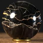 Luxe Portoro Marmer - Extra Kwaliteit - Bol - Hoogte: 80 mm