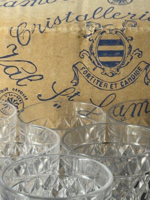 Val Saint Lambert - Drinkservies (6) - Kristal - Service Val, Antiek en Kunst, Antiek | Meubels | Tafels